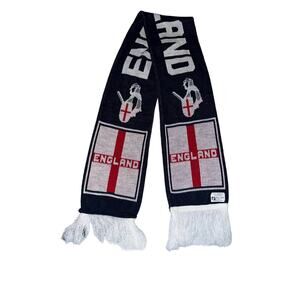 England Soccer Scarf Blue Red Flag Country Of England Scarf